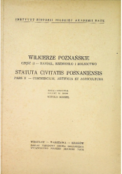 Wilkierze Poznańskie Część III