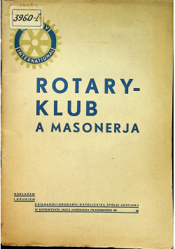 Rotary klub a masonerja 1936 r.
