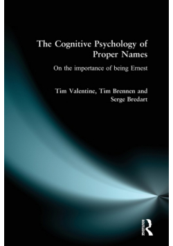The Cognitive Psychology of Proper Names