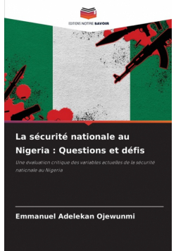 La sécurité nationale au Nigeria