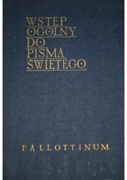 Wstęp ogólny do Pisma świętego