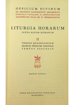 Liturgia Horarum tom 2