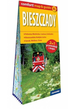 Bieszczady map&guide XL PL laminat 2025