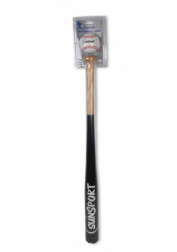 Sunsport Baseball set bat 28'' & rubber ball