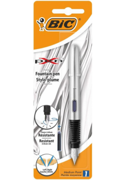 Pióro wieczne BIC XPen chrome silver niebieskie blister 1szt.