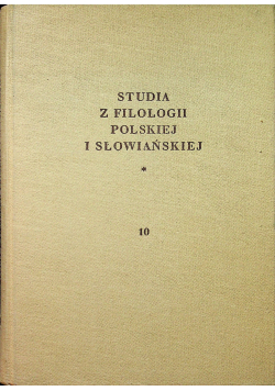 Studia z filologii polskiej i słowiańskiej