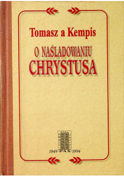 O naśladowaniu Chrystusa