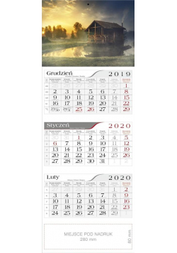 Kalendarz 2020 Trójdzielny Przystań CRUX
