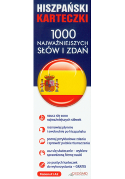 Hiszpański: Karteczki 1000 najważniejszych słów i zdań
