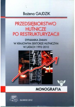 Przedsiębiorstwo hutnicze po restrukturyzacji