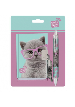 Zestaw notes i długopis Studio Pets PTF-3643 PASO