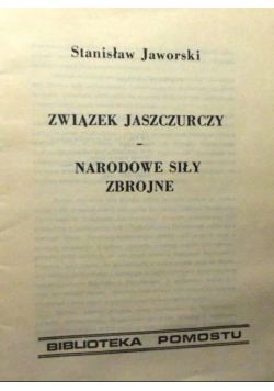 Związek Jaszczury -  Narodowe Siły