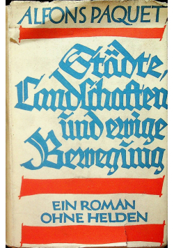 Stadte landschaften und ewidge bewegung reprint z 1927 r.