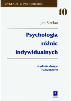 Psychologia różnic indywidualnych t.10