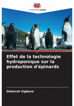Effet de la technologie hydroponique sur la production d'épinards