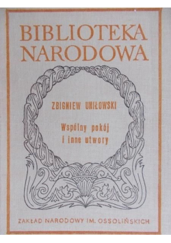 Wspólny pokój i inne utwory