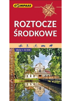 Roztocze środkowe Mapa turystyczna 1:50 000