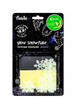 Ozdoby fluorescencyjne Śnieżynki Fiorello 40 szt.mix GR-GW12