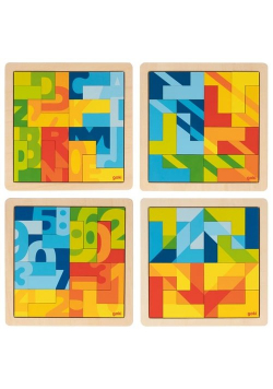 Puzzle mozaika do układania w kształcie literek L