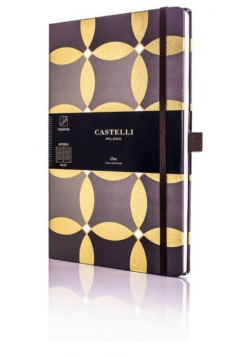 Notatnik 13x21cm linie Castelli Oro Circles