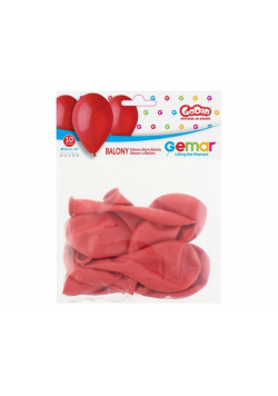 Balony premium czerwone 25,5cm 10szt
