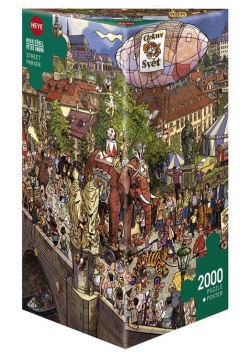 Puzzle 2000 Szalona parada (puzzle+plakat)