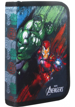 Piórnik dwuklapkowy bez wyposażenia AVENGERS