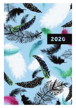 Kalendarz 2020 A5 dzienny Feathers NARCISSUS