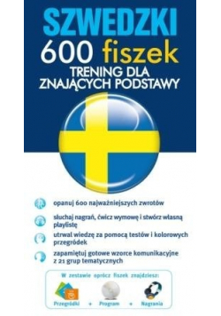 Szwedzki 600 fiszek Trening od podstaw + CD