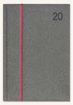 Kalendarz 2020 Ksiażkowy A5 Standard szary melange