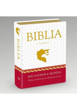 Biblia 100 -lecie odzyskania niepodleg.-złocony b.