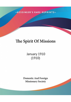 The Spirit Of Missions