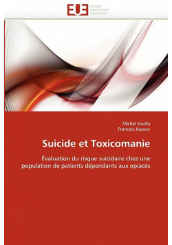 Suicide et toxicomanie