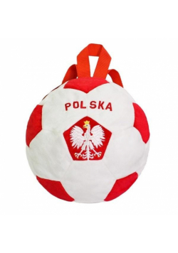 Plecak football piłka czerwona