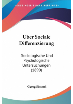 Uber Sociale Differenzierung
