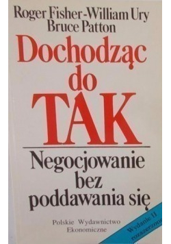 Dochodząc do tak Negocjowanie bez poddawania się