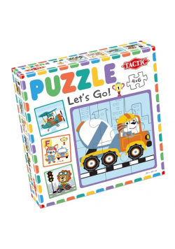 Moje pierwsze puzzle: Ruszajmy w drogę! 4x6el.