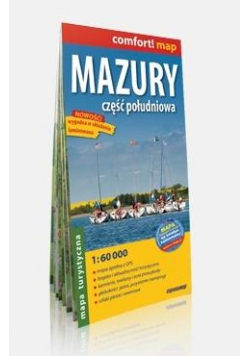 Comfort!map Mazury część południowa, 1:60 000 mapa