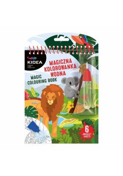 Magiczna kolorowanka wodna Safari Kidea