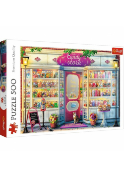 Puzzle 500 Sklepik ze słodyczami MGL