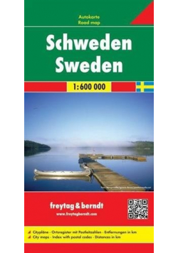 Schweden Sweden mapa samochodowa