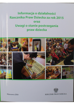Report on the activity of the ombudsman for children for 2015