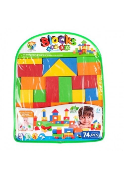 Klocki piankowe plecak 74el