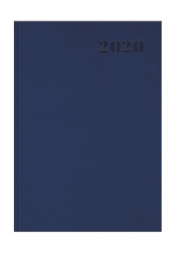 Kalendarz 2020 książkowy A5 Standard granatowy TOP