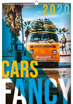 Kalendarz 2020 Wieloplanszowy Fancy cars