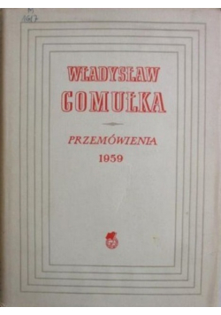 Przemówienia 1959