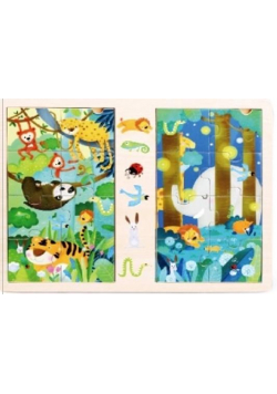 Puzzle & Gra drewniane Dżungla