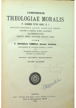 Theologiae moralis 1928 r