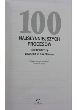 100 najsłynniejszych procesów