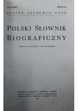Polski słownik biograficzny Zeszyt 126